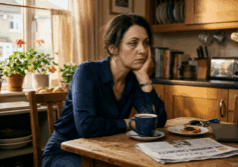 woman fully dressed for work